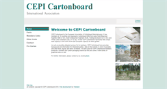 Desktop Screenshot of cepicartonboard.com