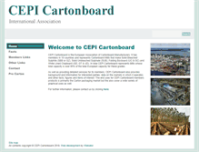 Tablet Screenshot of cepicartonboard.com